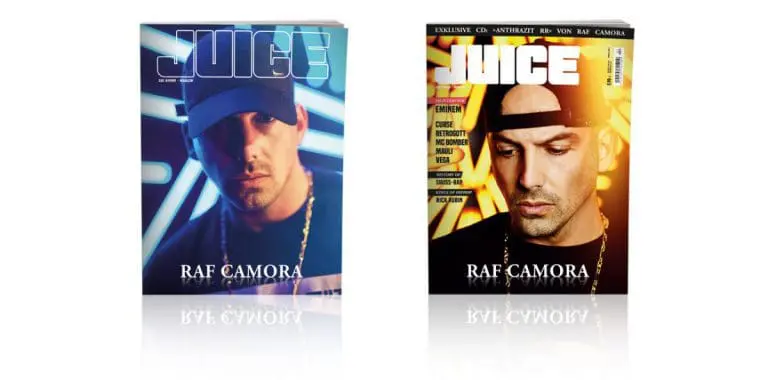 JUICE #185 mit RAF-Camora-Cover und »ANTHRAZIT RR« exklusiv auf CD ab dem 22.02. überall erhältlich!