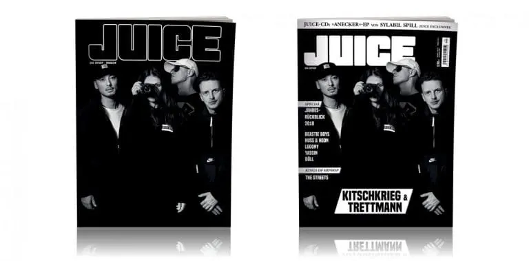 JUICE #190 mit KitschKrieg-&-Trettmann-Cover und Exclusive EP von Sylabil Spill ab 20.12. überall erhältlich!