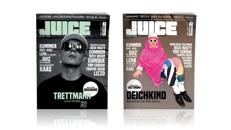 JUICE #194 mit Deichkind/Trettmann-Split-Cover ab dem 22.08. überall erhältlich!