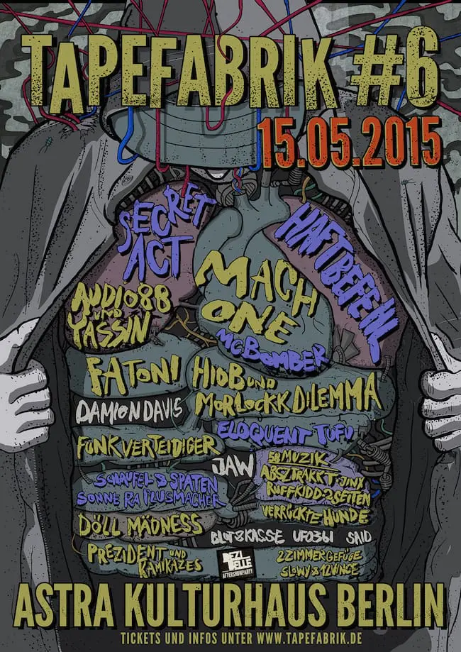 Die Tapefabrik kommt zum ersten Mal nach Berlin // Live