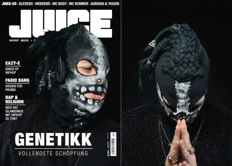 JUICE #166 mit Genetikk-Cover und JUICE-CD #127 ab dem 24. März überall erhältlich!