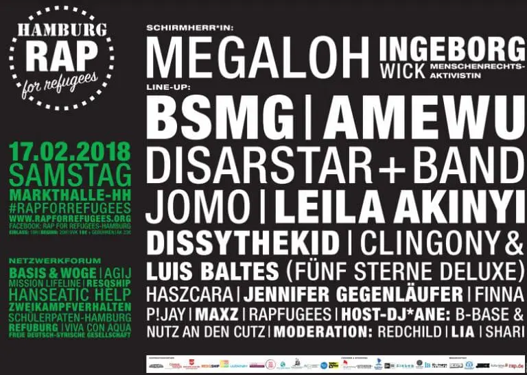 Rap for Refugees: Benefiz in der Markthalle Hamburg // Live & Verlosung