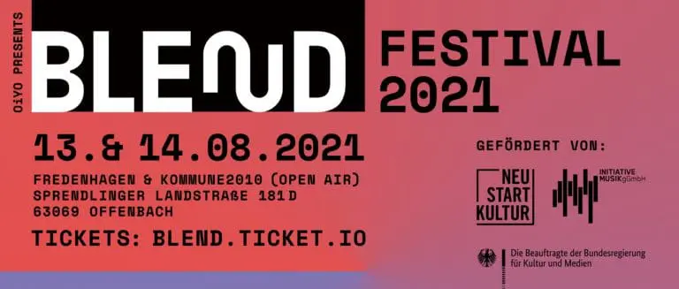 BLEND Festival: Megaloh, Sichtexot, Döll, Die P u.v.m. kommen nach Offenbach // Live