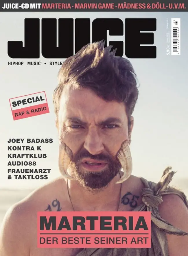 JUICE #180 mit Marteria-Cover und JUICE-CD #136 ab dem 27.04. überall erhältlich!