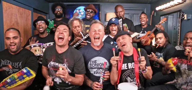 Metallica & The Roots – Enter Sandman (Live At Jimmy Fallon) // Video