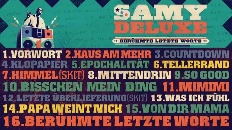 Samy Deluxe – Berühmte letzte Worte // Snippet + Album-Stream