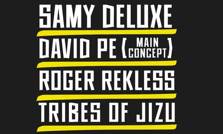 Freestyle Live Sessions: Samy Deluxe, David Pe & Roger Rekless gehen mit Tribes of Jizu auf Tour // Live
