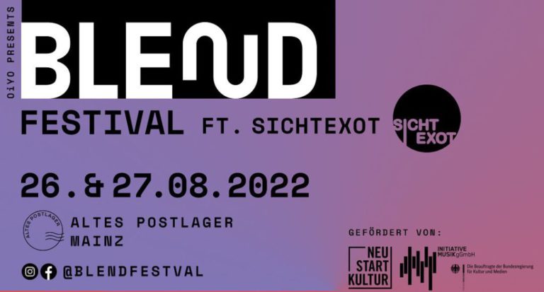 BLEND Festival: Kwam.E, Audio88 & Yassin, Die P, Döll u.v.m. spielen in Mainz // Live + Verlosung