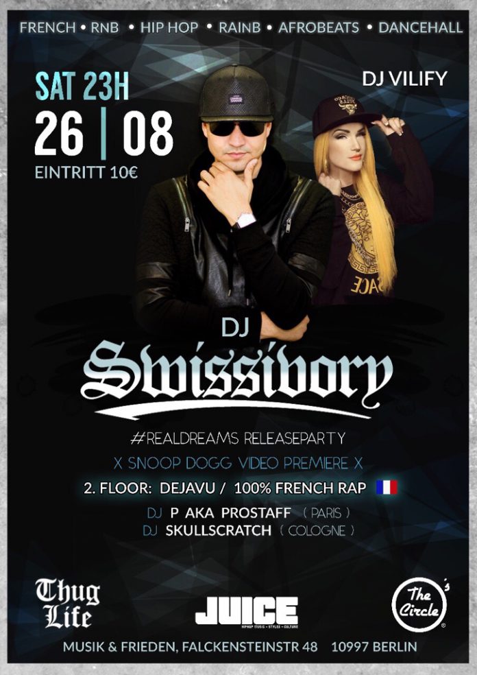 DJ Swissivory, Real Dreams 2, Juice, Musik & Frieden, Berlin