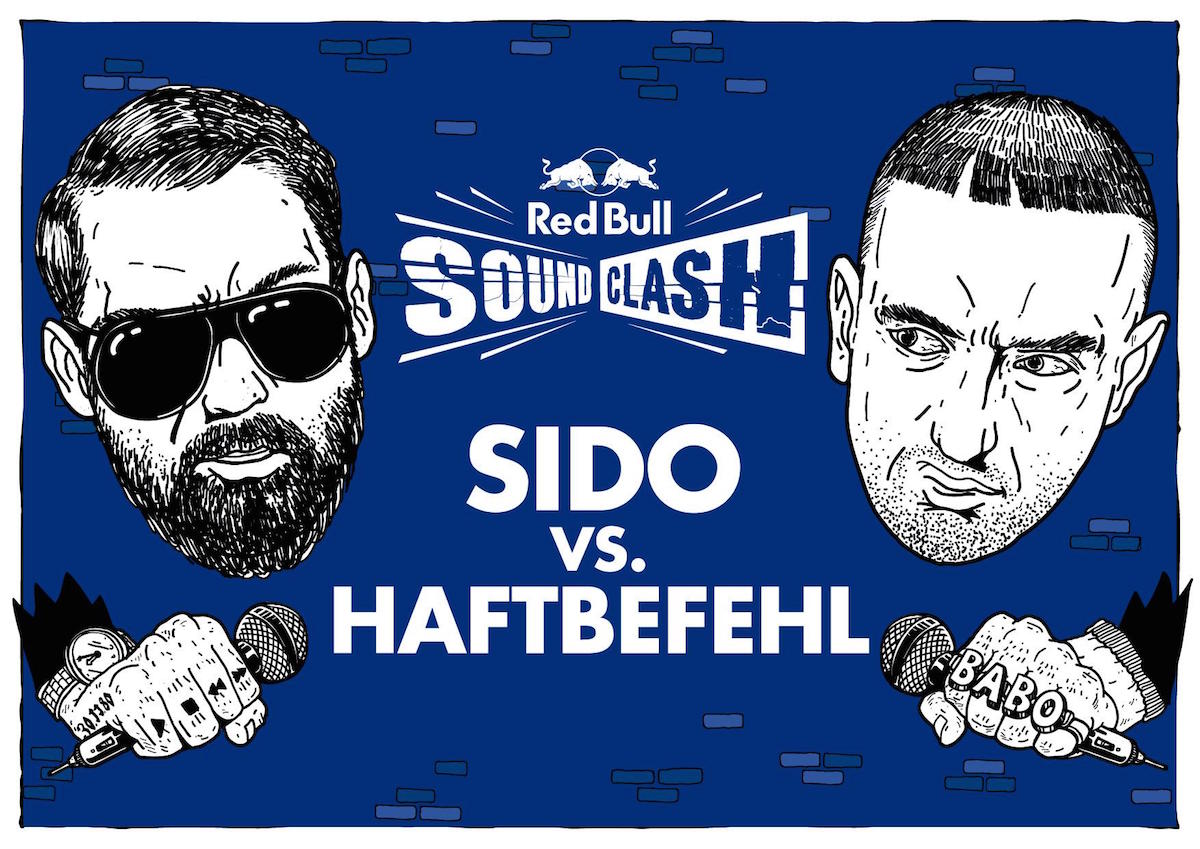 Red Bull Soundclash_Sido vs Haftbefehl_Illustration_Querformat