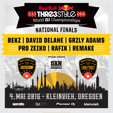 Red Bull Thre3style 2016 German National Finals square