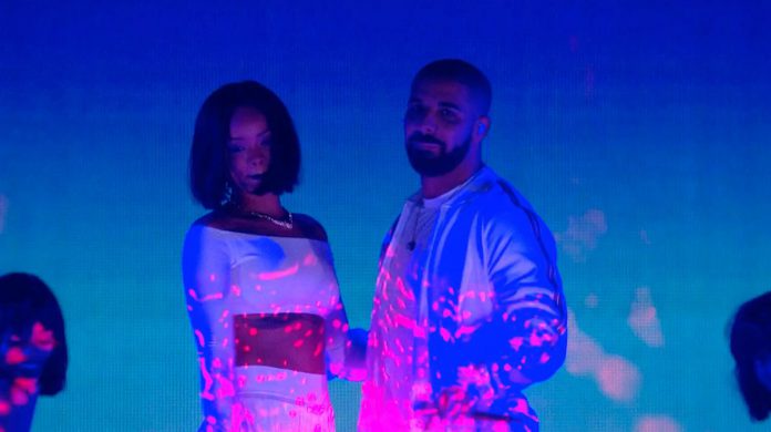 Rihanna Drake BRIT Awards 2016