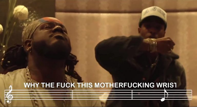 A$AP Rocky und T-Pain freestylen im Hotelzimmer // Video