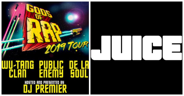 Gods Of Rap: JUICE-Abo abschließen und Wu-Tang, Public Enemy, De La Soul und DJ Premier live erleben! // Live