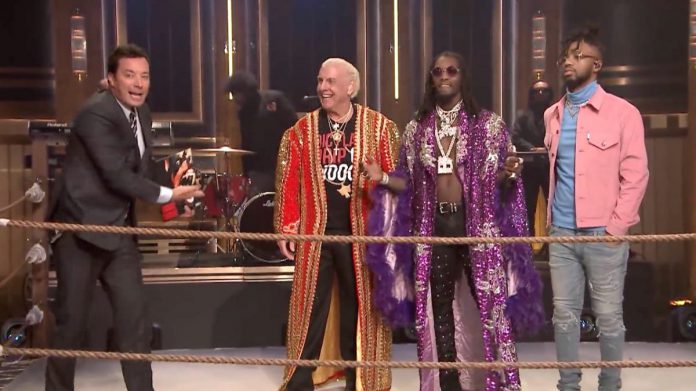 metro boomin, offset, ric flair, jimmy fallon