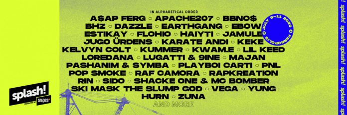 splash lineupupdate splash! festival, line-up